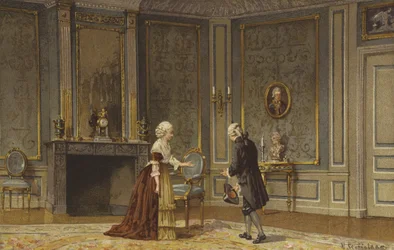 Niederländisches Interieur, ca. 1792